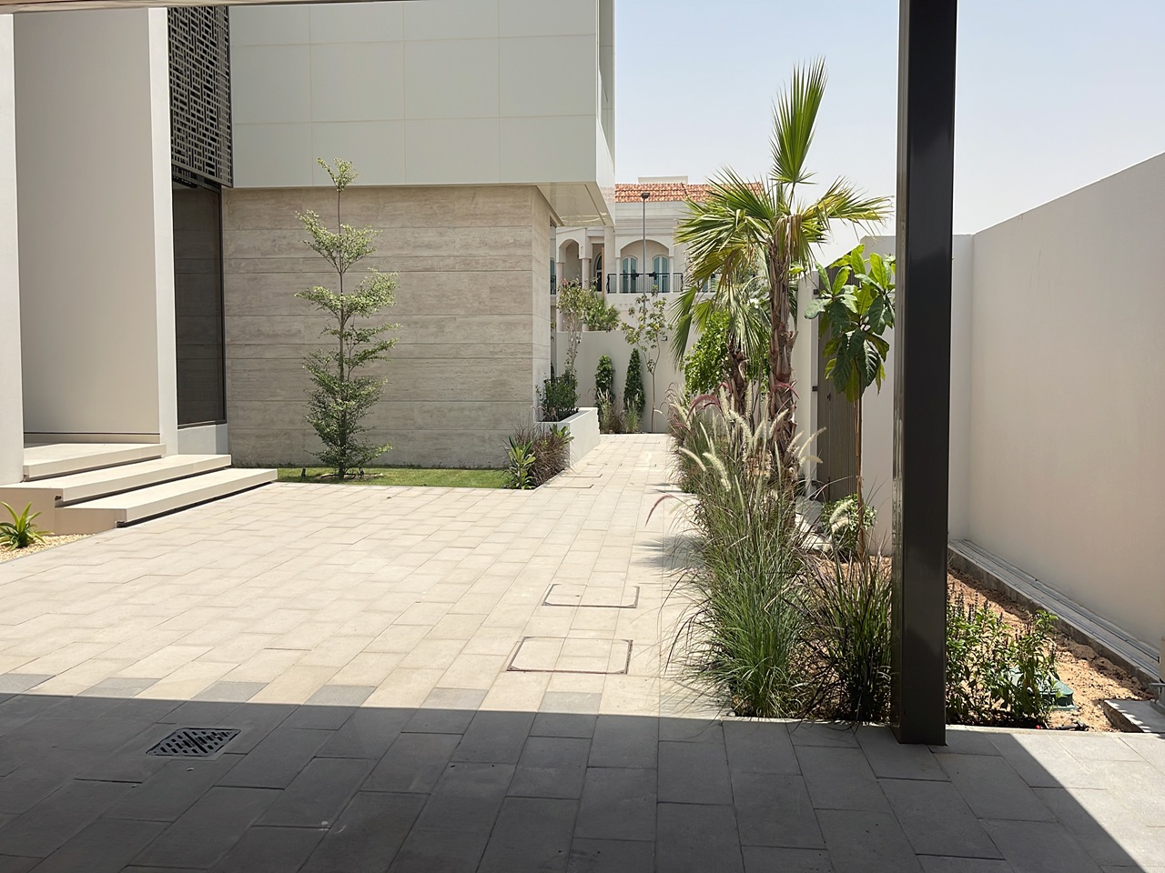 Modern luxury afternoon outdoor view in Dubai
